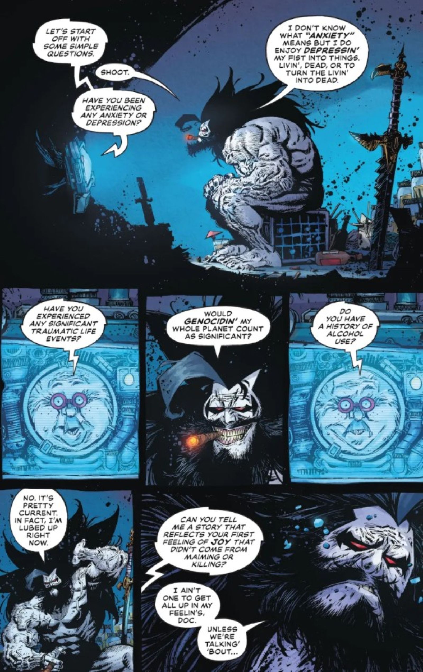 DC Officially Unveils New Lobo Redesign Ahead of His Next Appearance