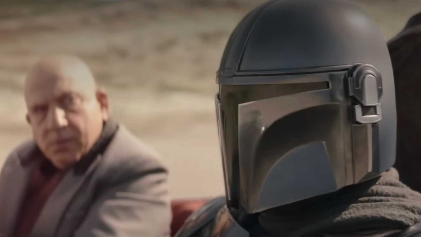 Lord Janu, Zeb e Din Djarin em cena de The Mandalorian & Grogu