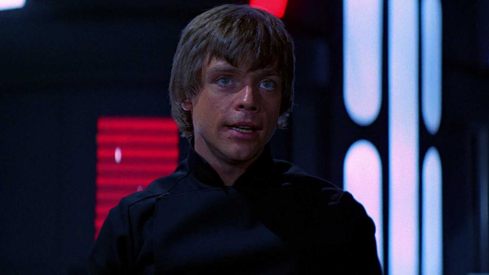 Luke Skywalker on the Death Star II in Return of the Jedi