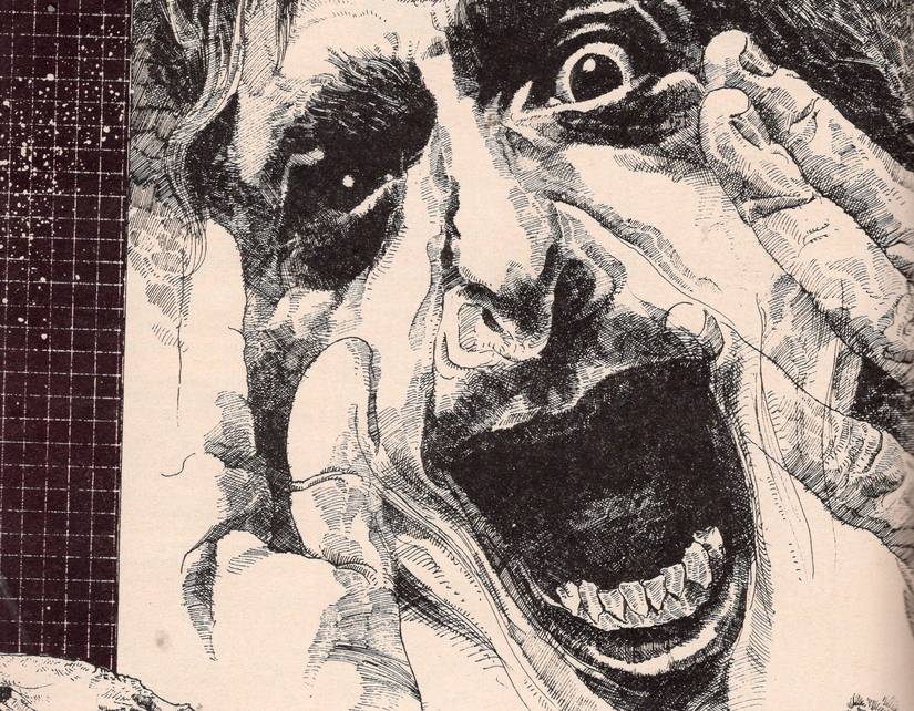 magazine art for stephen king's the jaunt