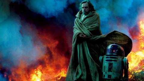Mark Hamill as Luke Skywalker in Star Wars The Rise of Skywalker