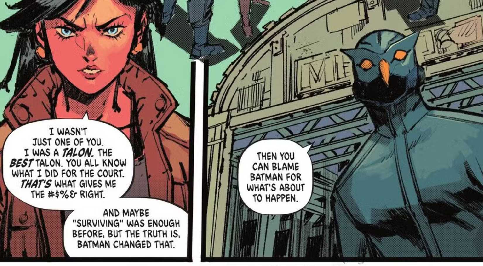 martha kent confronts the court of owls in absolute batman