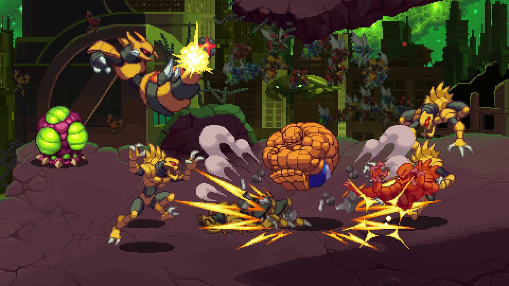 marvel cosmic invasion thing combat