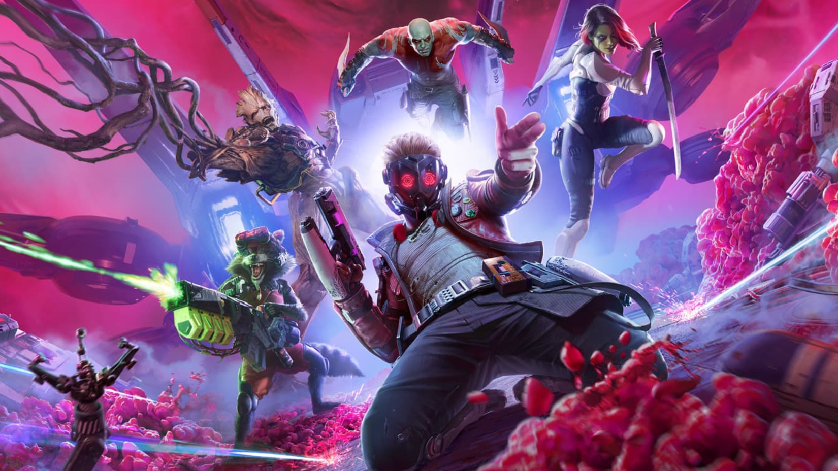 marvel's guardians of the galaxy key art