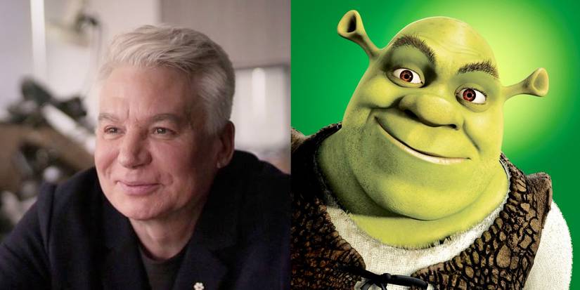Mike Myers ao lado de Shrek