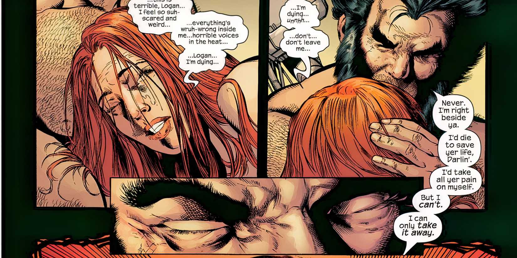Wolverine And Jean Grey Take a Trip Into The Sun - New X-Men #148