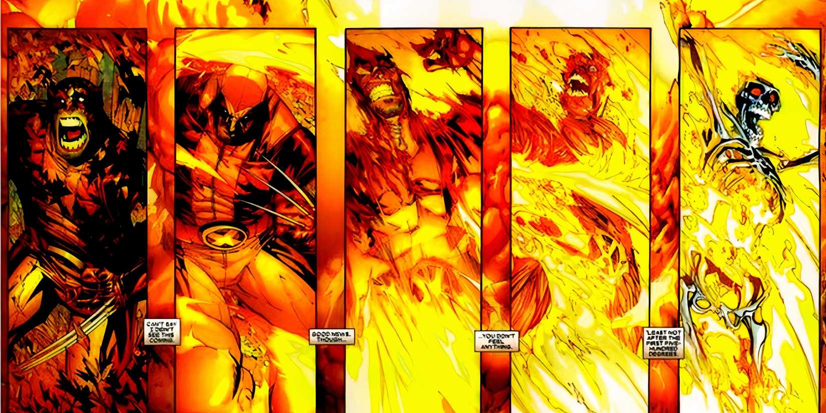 Wolverine Getting Blown Up By Nitro In His Civil War Tie-in - Wolverine (Vol. 3) #43
