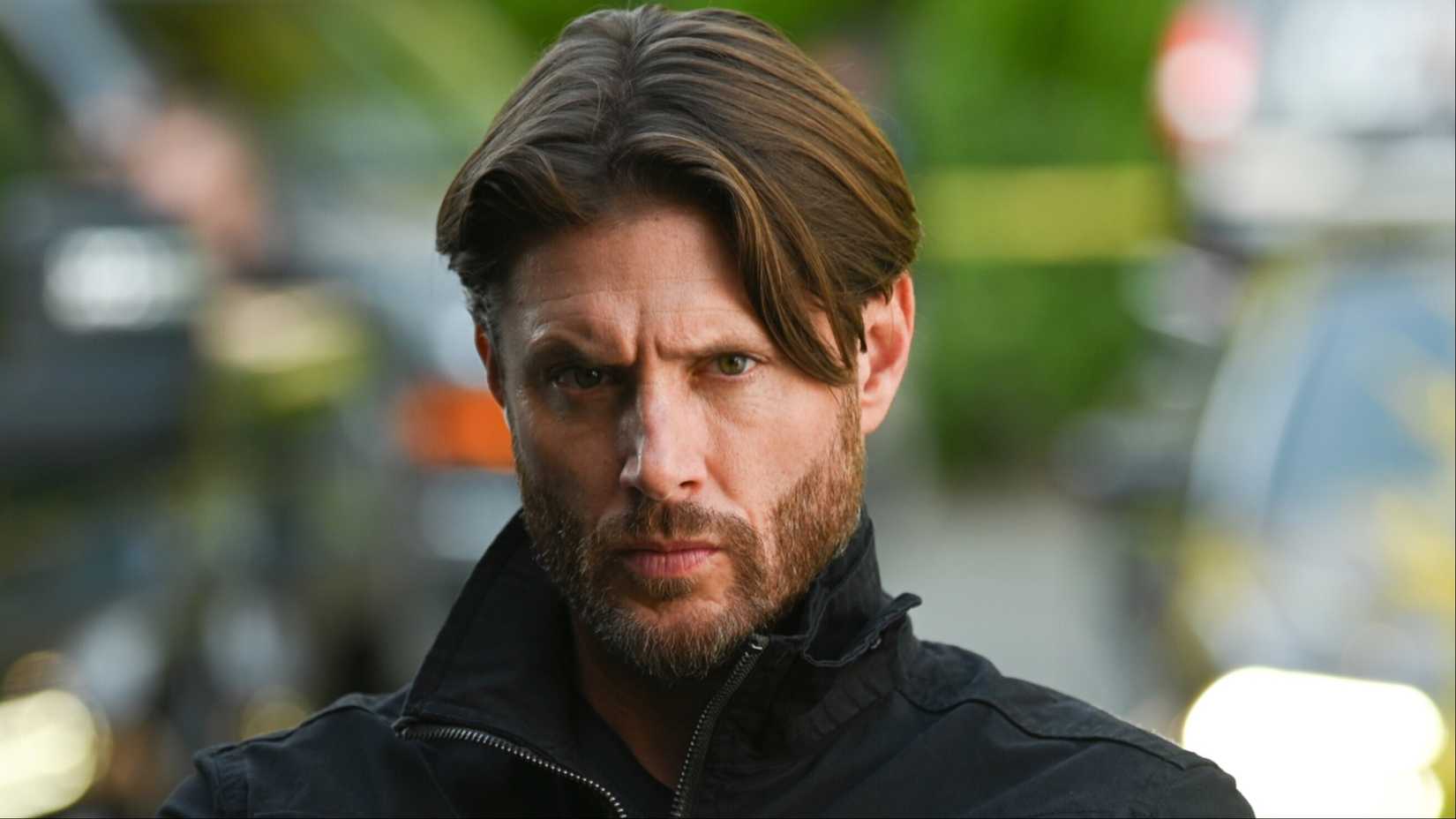 Jensen Ackles guest-starring as Russell Shaw in Tracker season 3