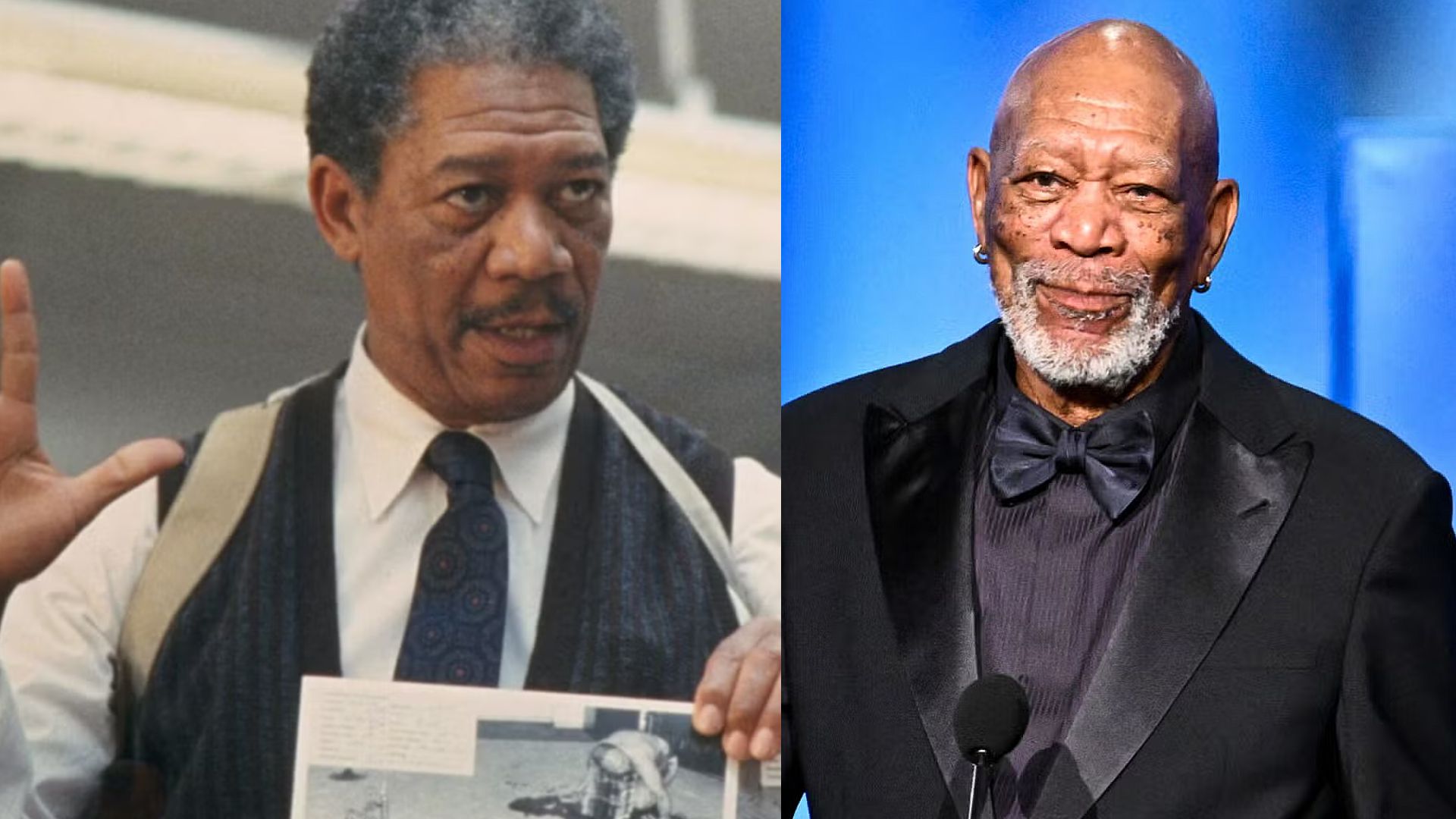 Morgan Freeman como William Sommerset em Seven