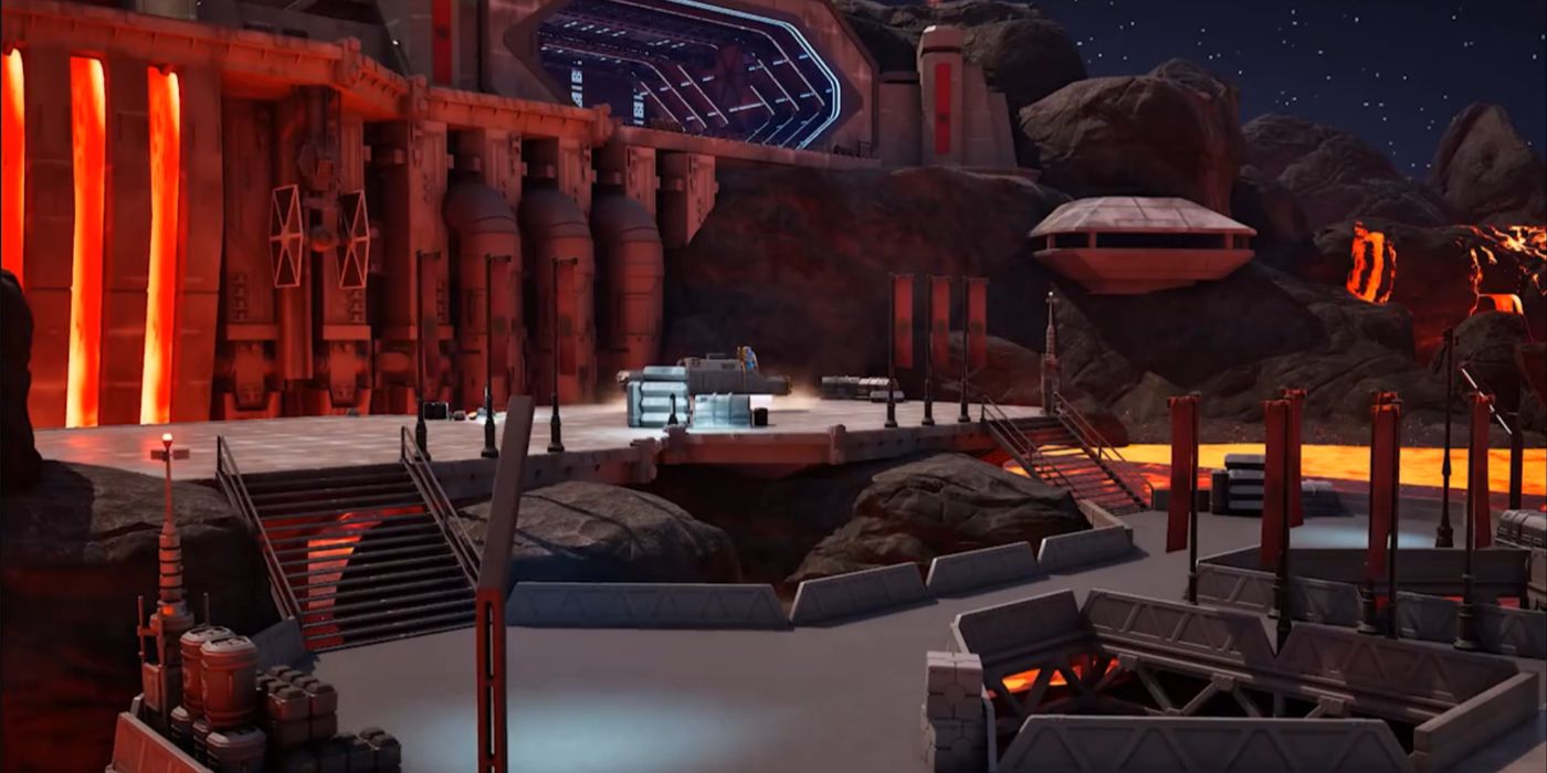 Star Wars Duels Is An All New Game Focused On The Jedi Mustafar Map On Star Wars Duels Fortnite Map 