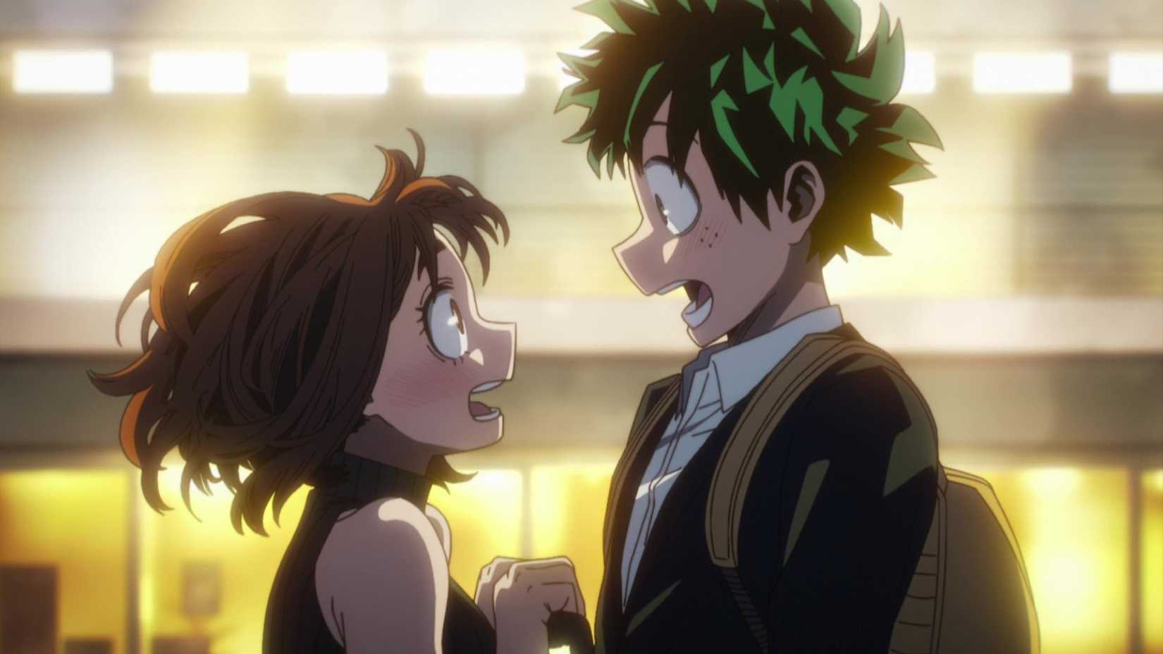 Izuku and Ochaco in the epilogue