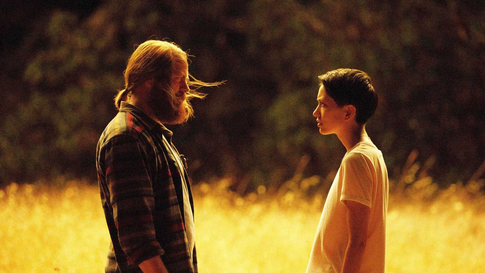 Nick Offerman and Sonoya Mizuno in Devs
