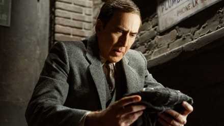 Nicolas Cage holding his Spider-Man mask in final Spider-Noir trailer