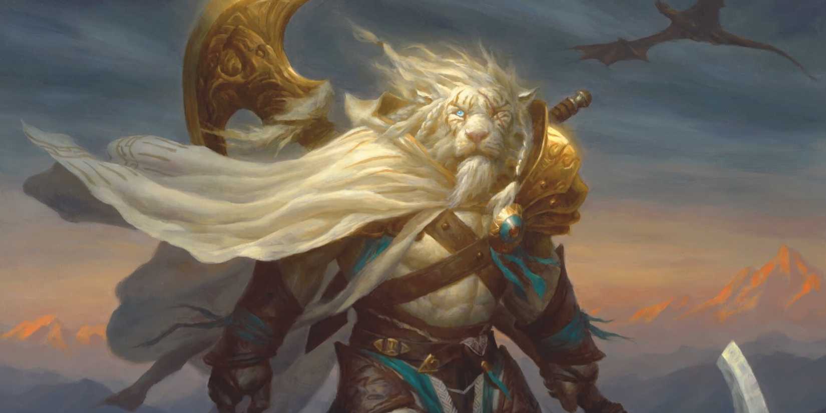 Arte oficial de Ajani Goldmane em Magic: The Gathering