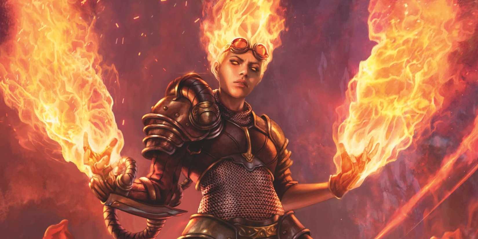 Arte oficial de Chandra Nalaar em Magic: The Gathering