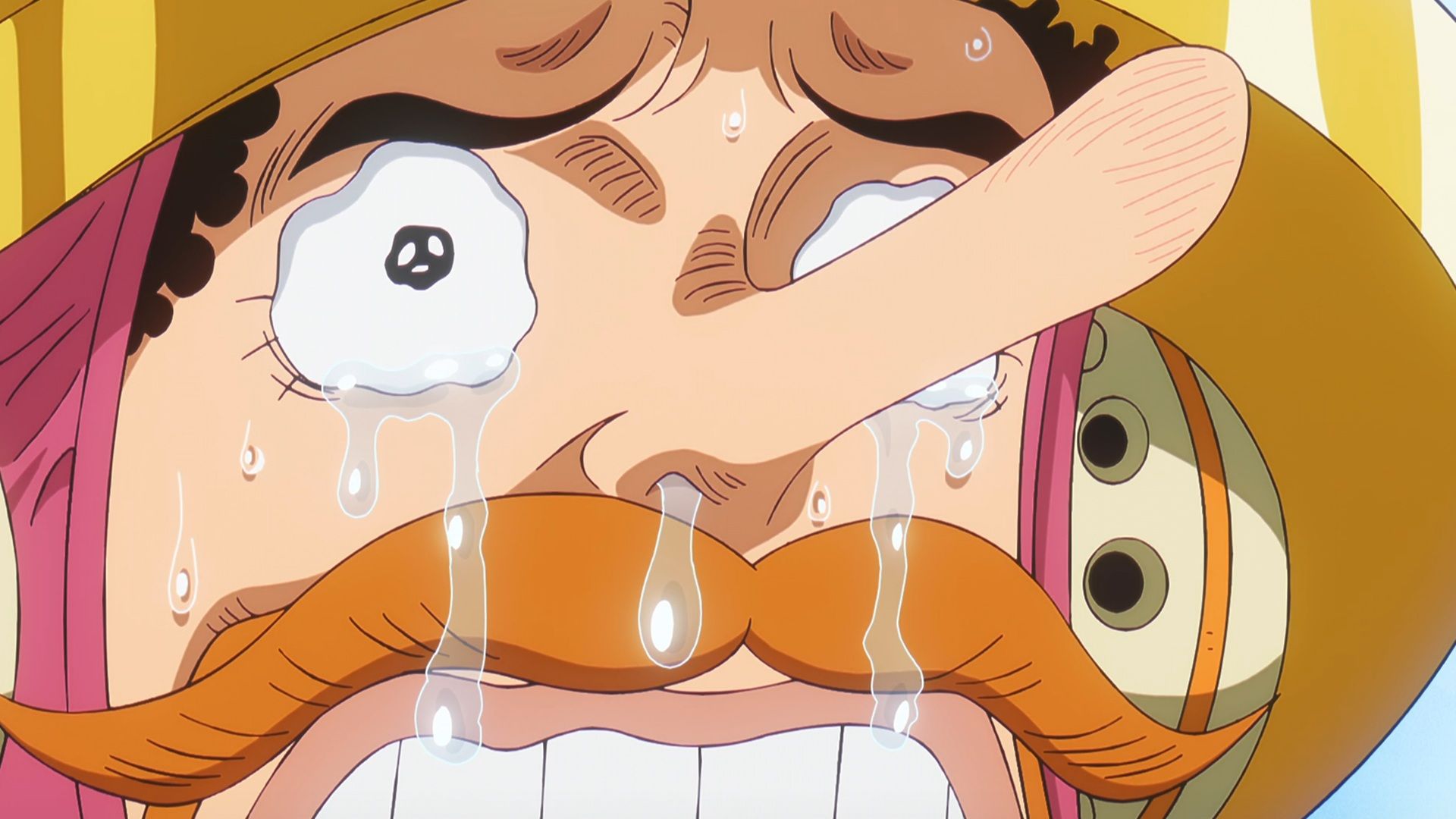 A crying Usopp