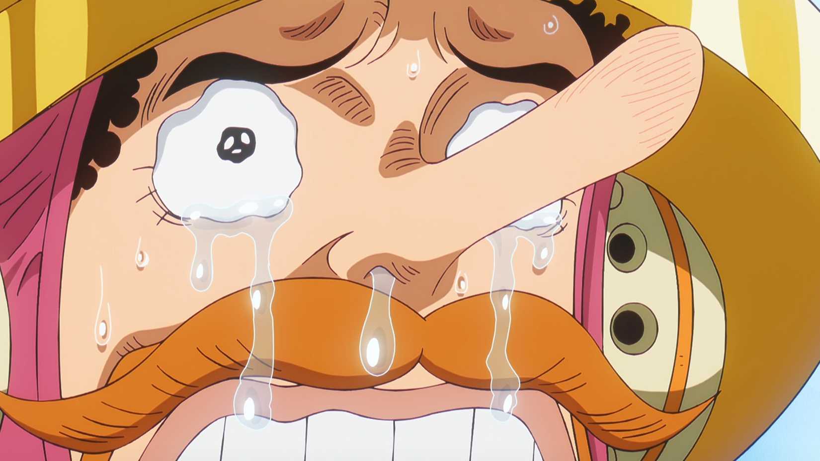 A crying Usopp