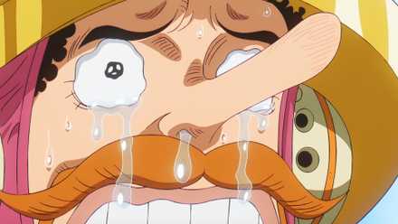 A crying Usopp