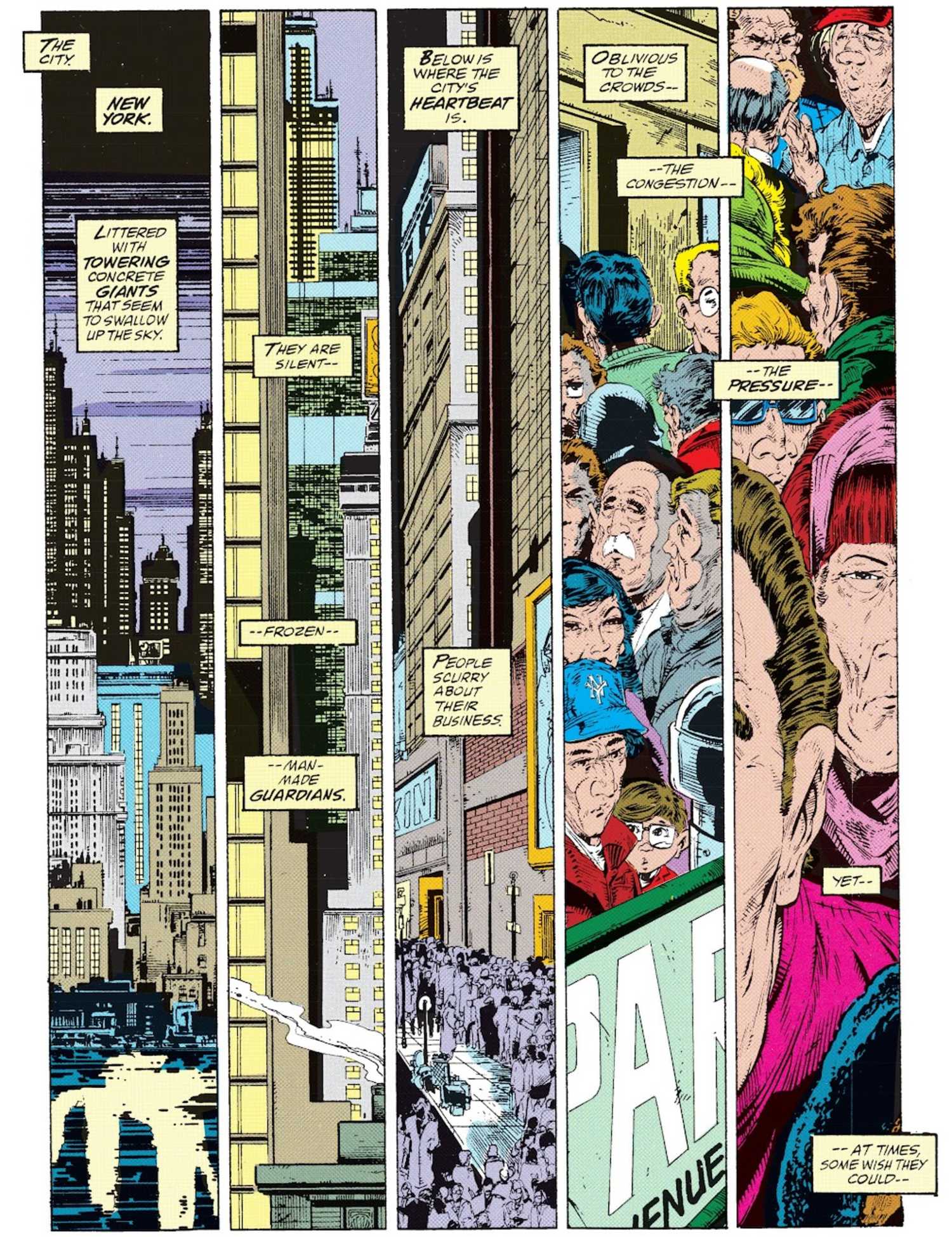 OPENING PAGE FROM SPIDER-MAN 1 1990
