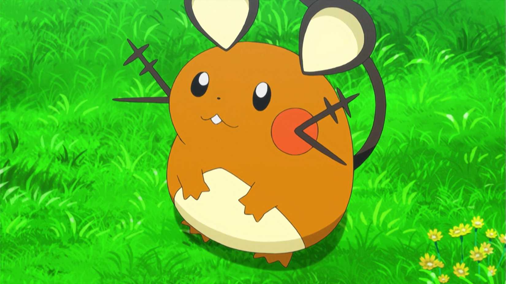 Dedenne in the anime