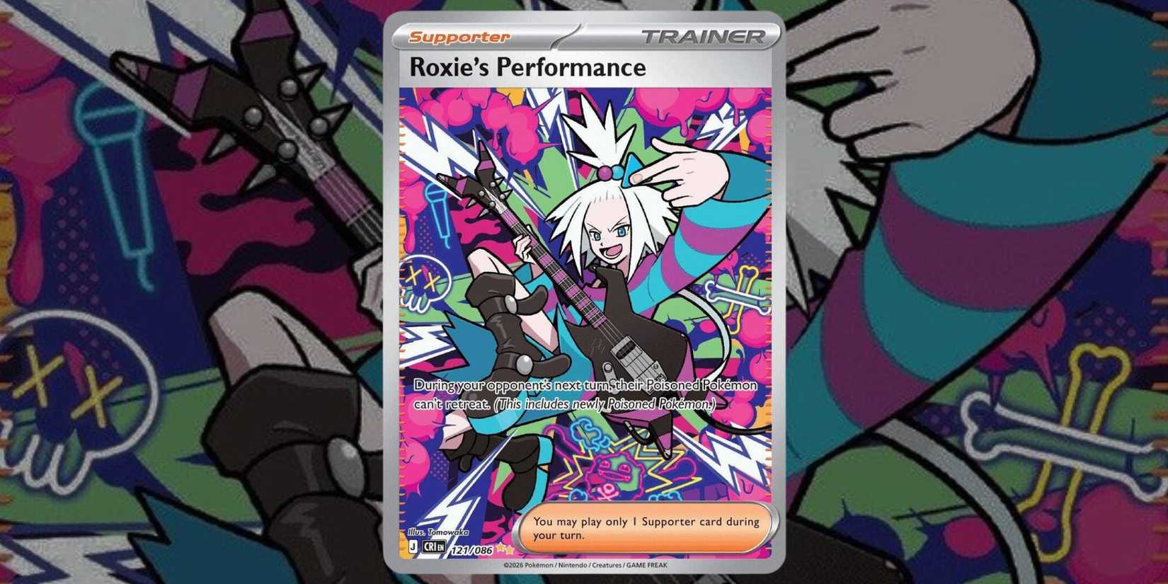 Pokemon TCG Chaos Rising Roxie's Performance card 121