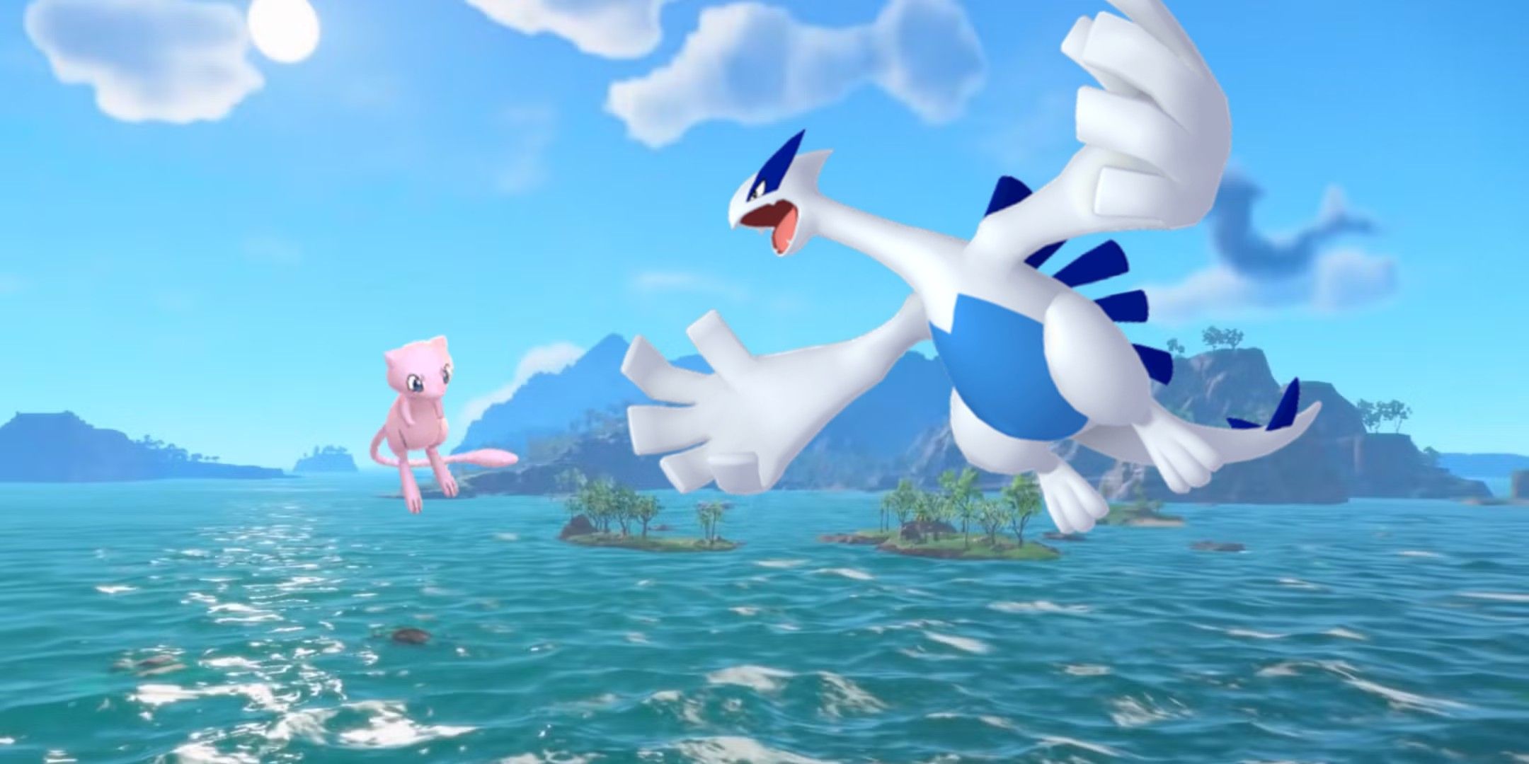 Pokemon Winds and Waves with Lugia and Mew