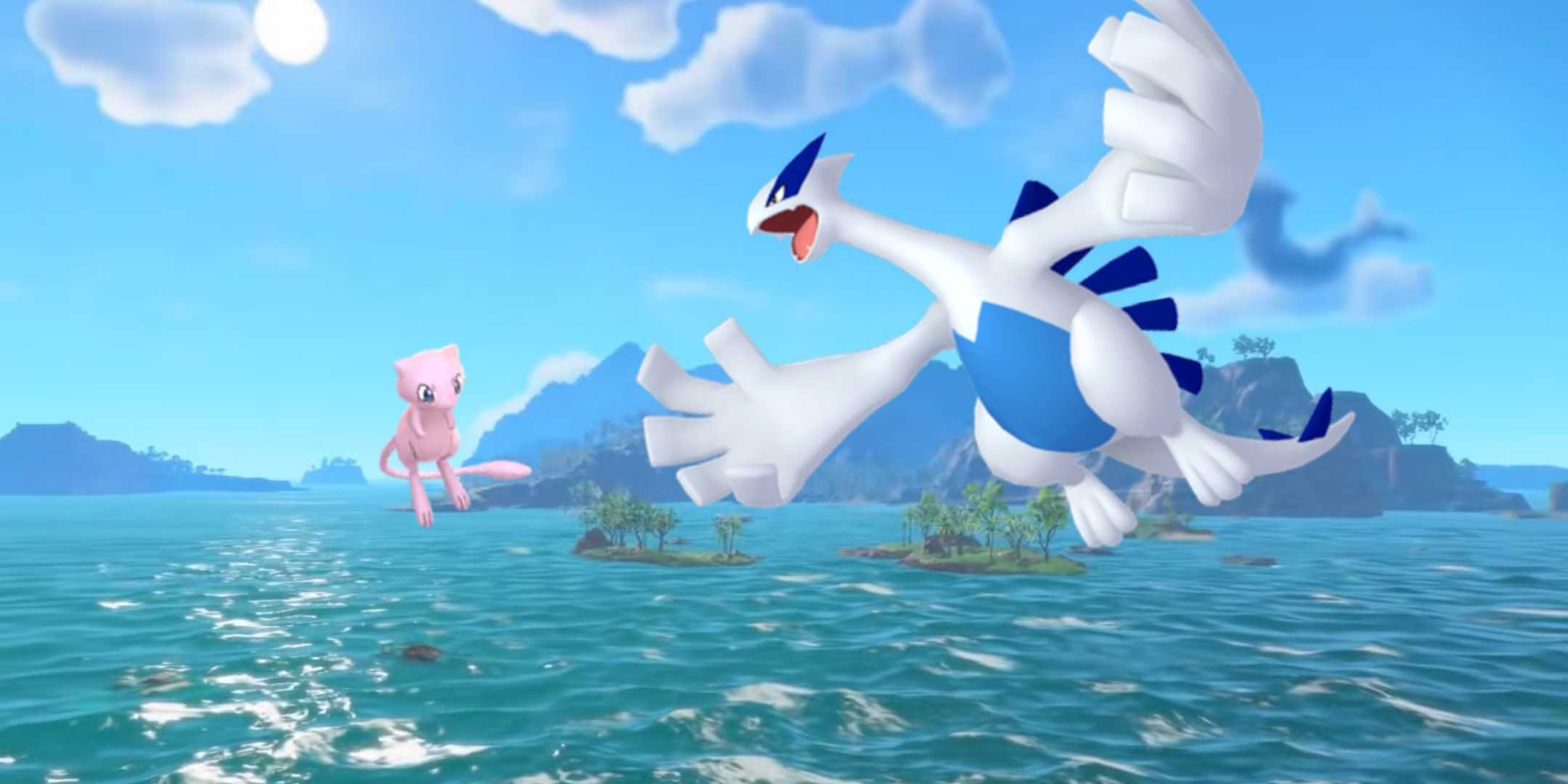 Pokemon Winds and Waves with Lugia and Mew
