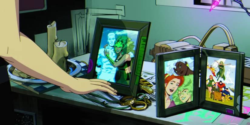 Polaris looks at a picture of Iceman in X-Men 97