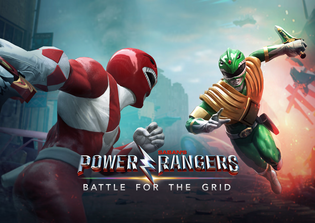 power rangers battle for the grid key art