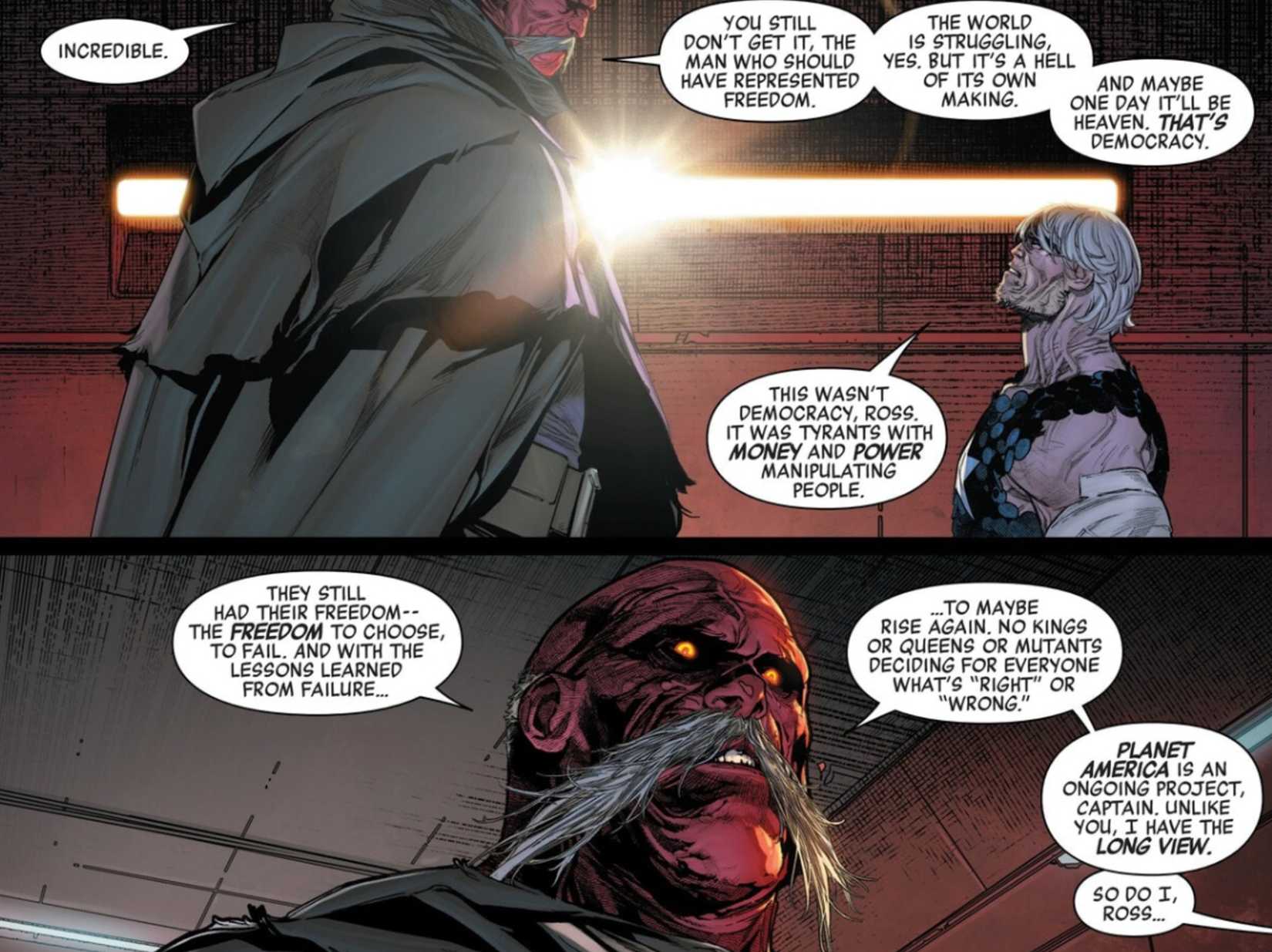 Red Hulk explains his plan 2