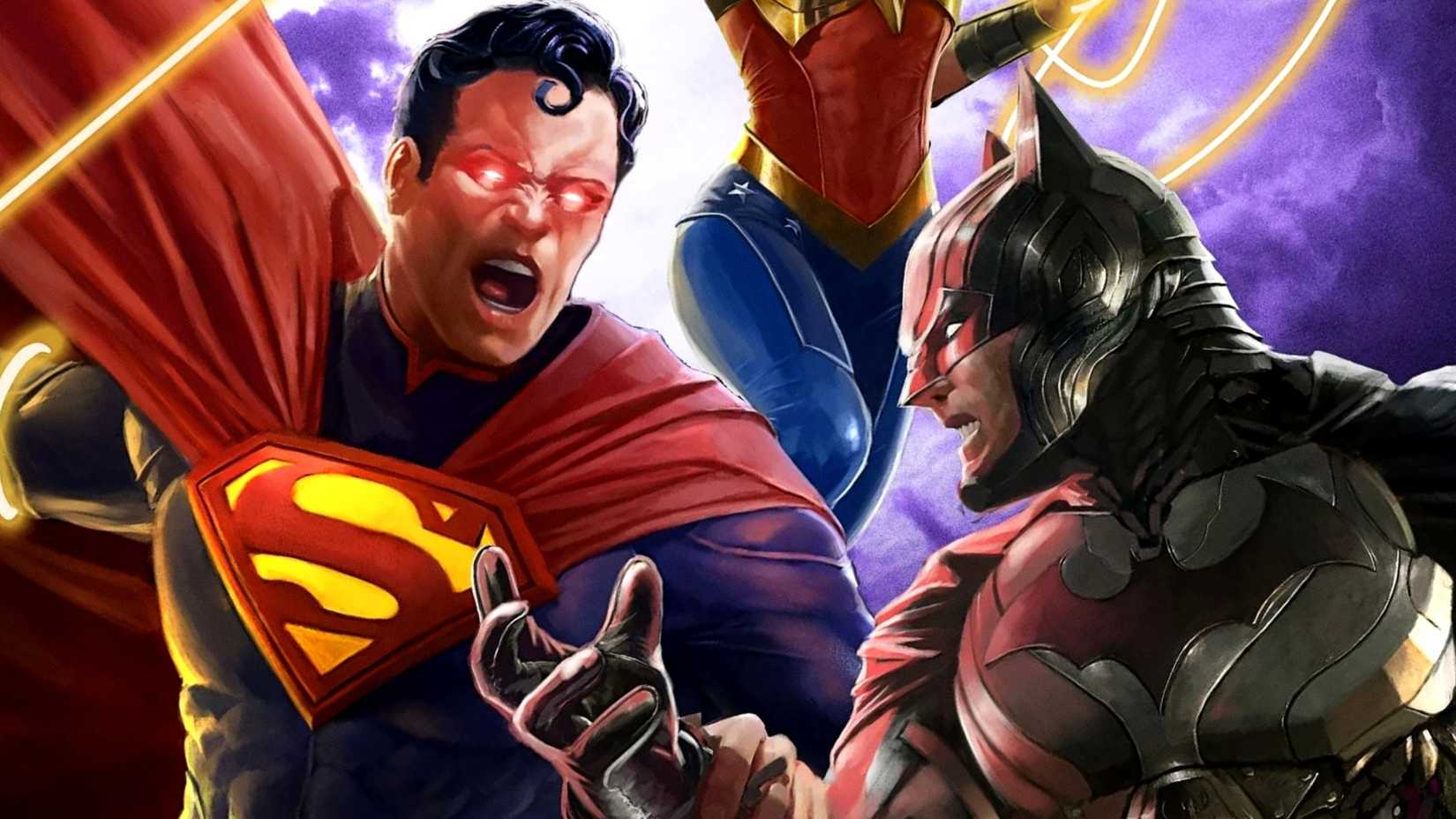 Regime Superman fights Batman and Wonder Woman in DC's Injustice
