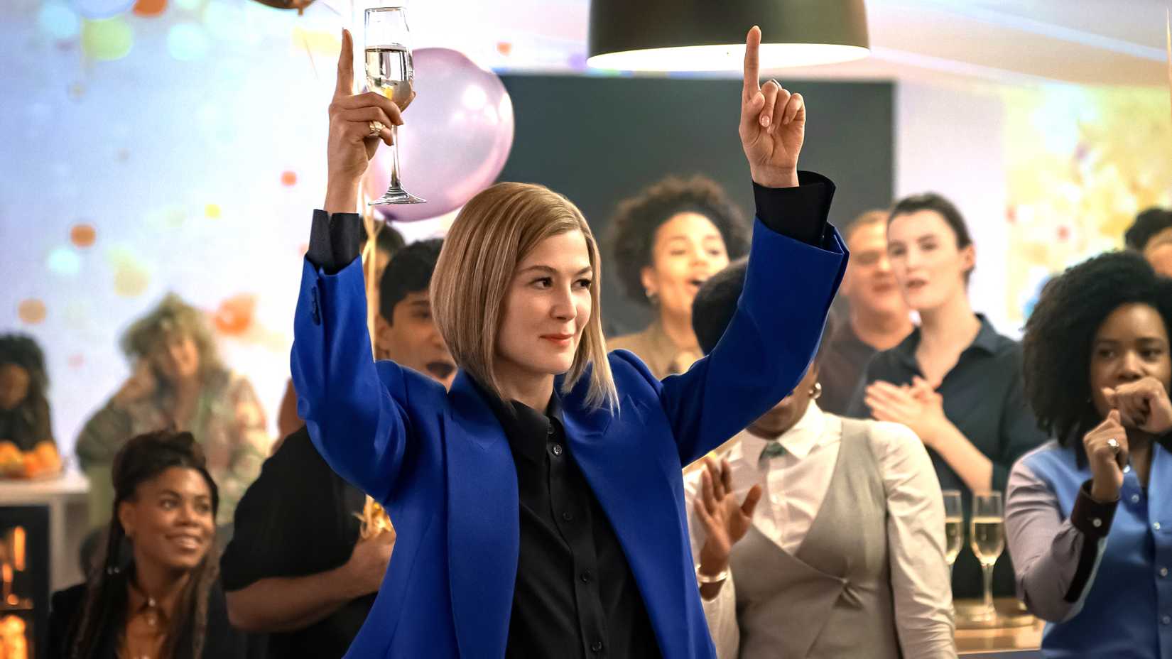 Rosamund Pike as Alex in Ladies First