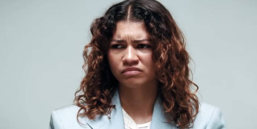 Rue in an interrogation room in Euphoria