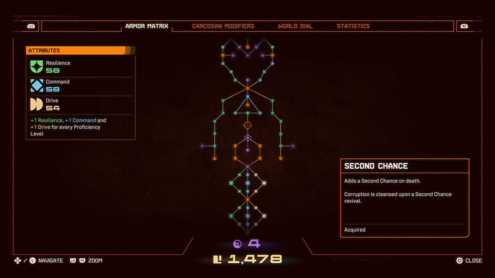 Saros Tier 1 Armor Matrix Upgrade