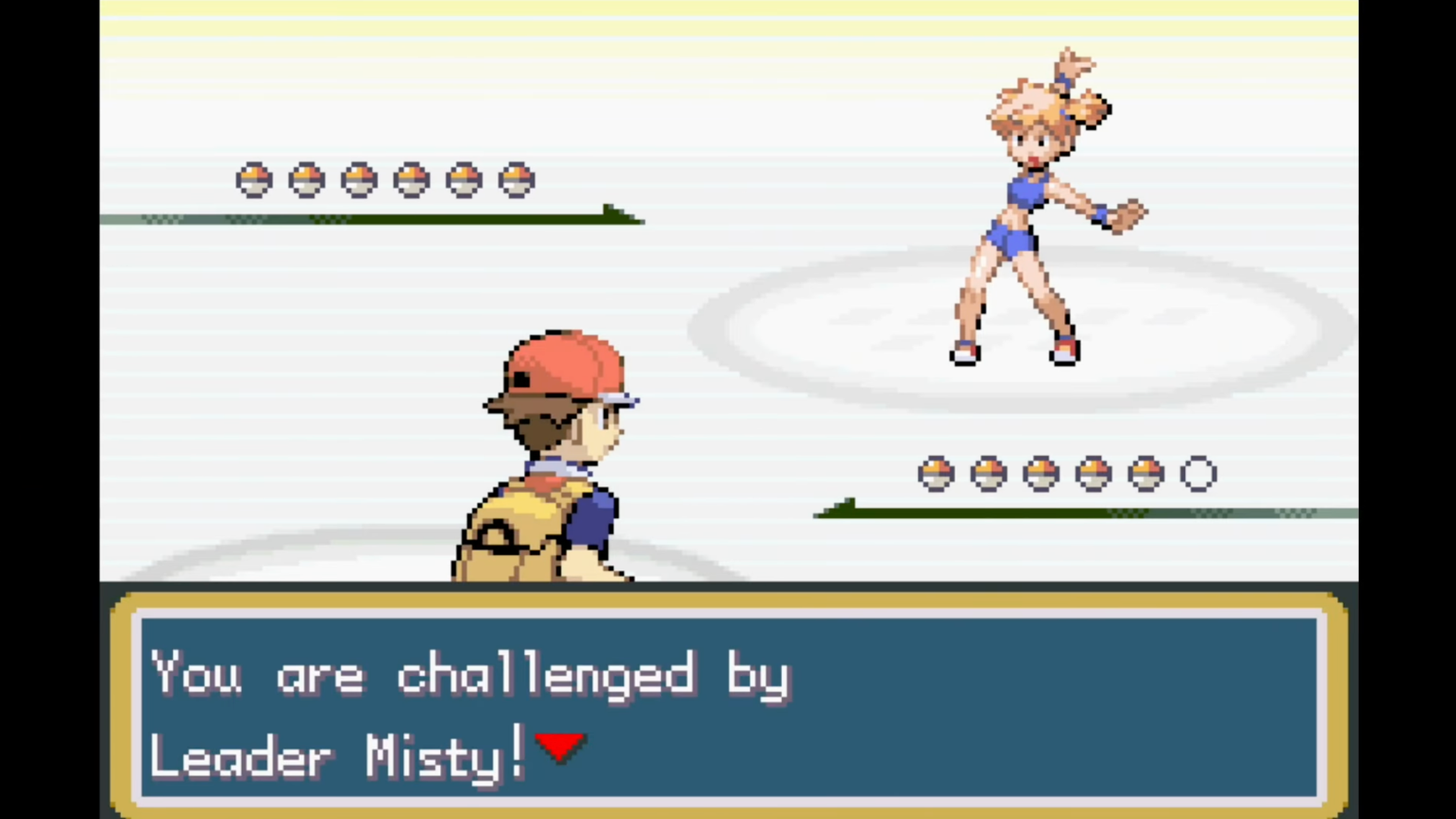 Image shows gameplay from Pok&eacute;mon Ocean Blue