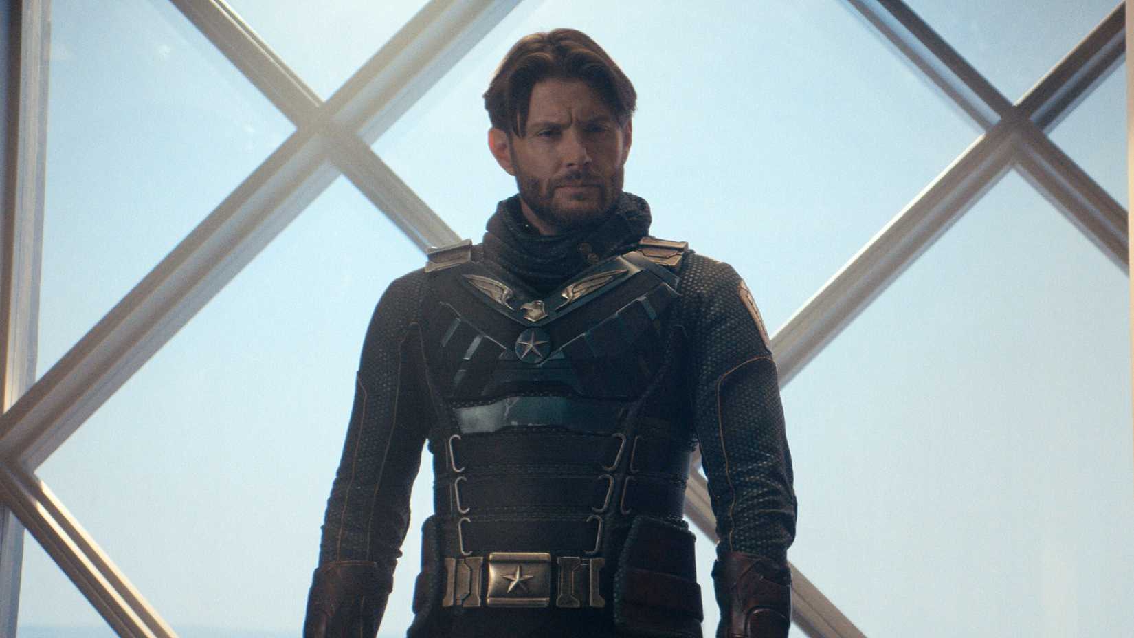soldier boy looking down at homelander in the boys season 5