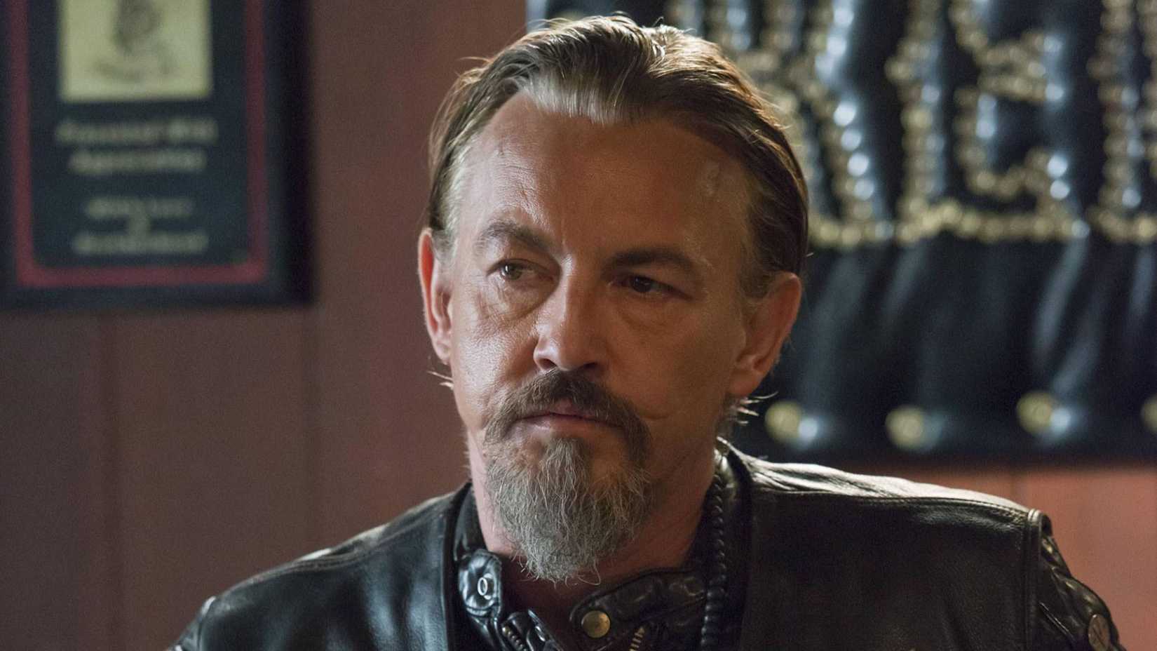 Tommy Flanagan em seu papel icônico como Chibs em Sons of Anarchy.