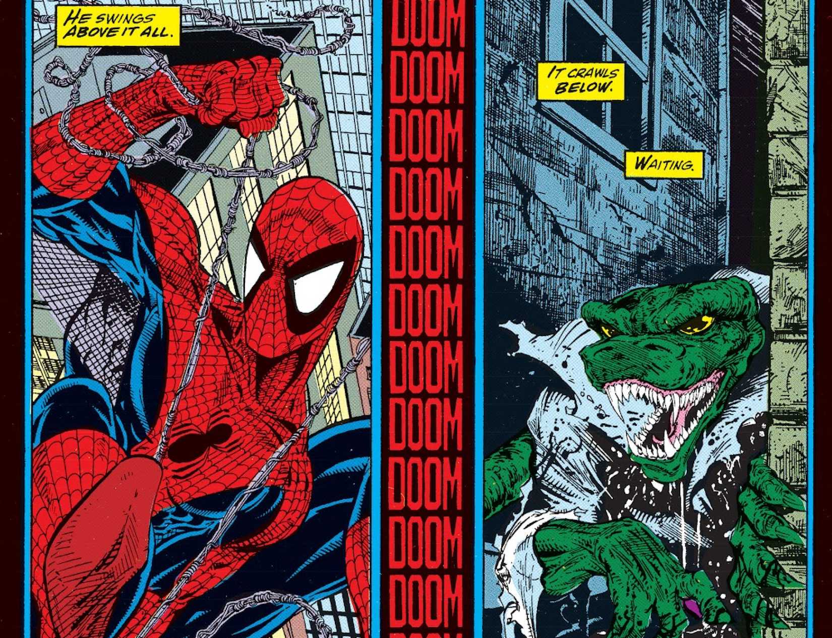 spider-man vs the lizard in 1991's spider-man 1