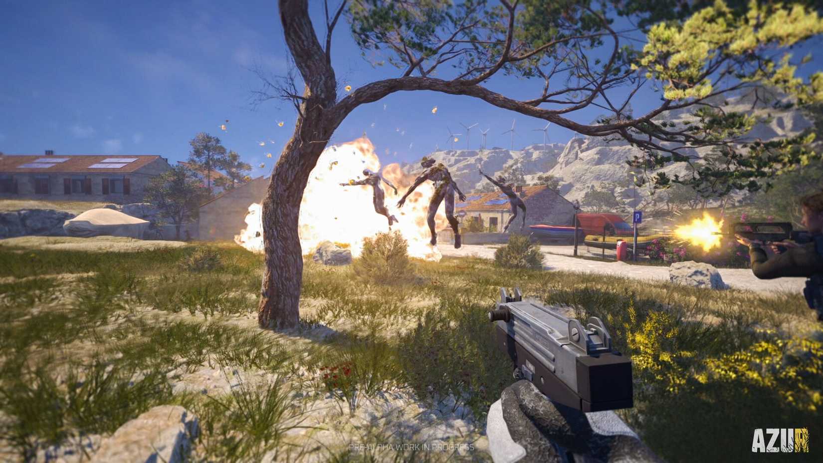 Image shows gameplay from AZUR