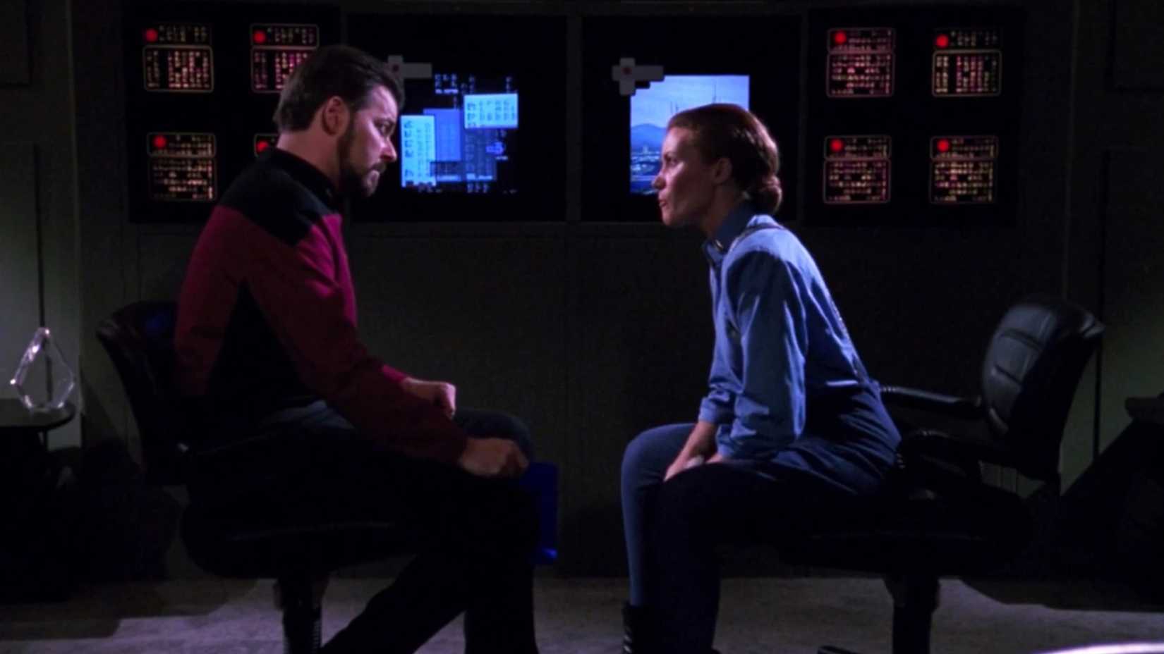 Riker em cena de The High Ground