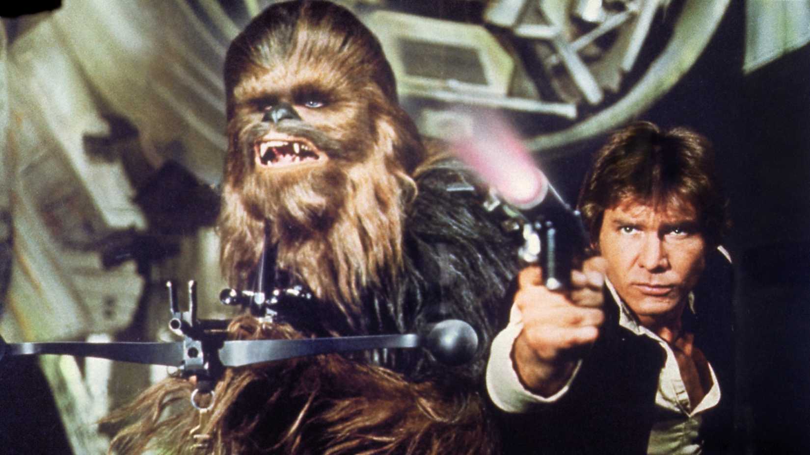 Luke Skywalker e Han Solo em Star Wars