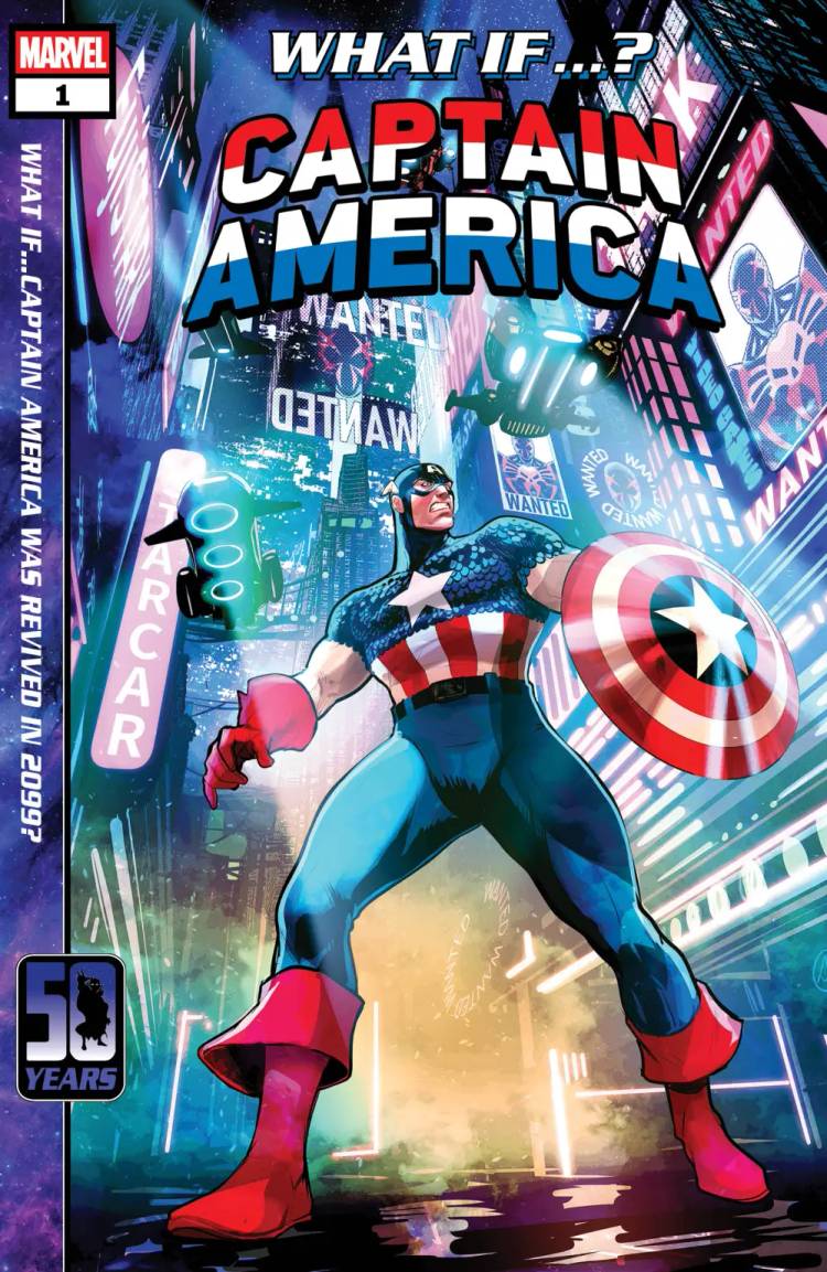 Steve Rogers wakes up in 2099 in What If Captain America #1