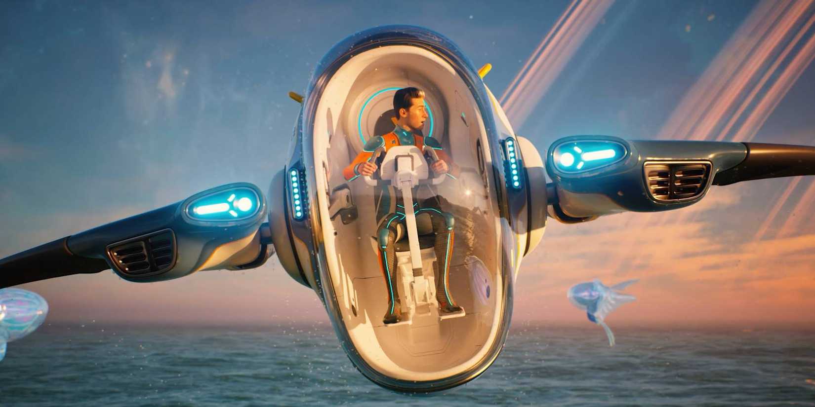 Subnautica 2 player inside Tadpole vehicle