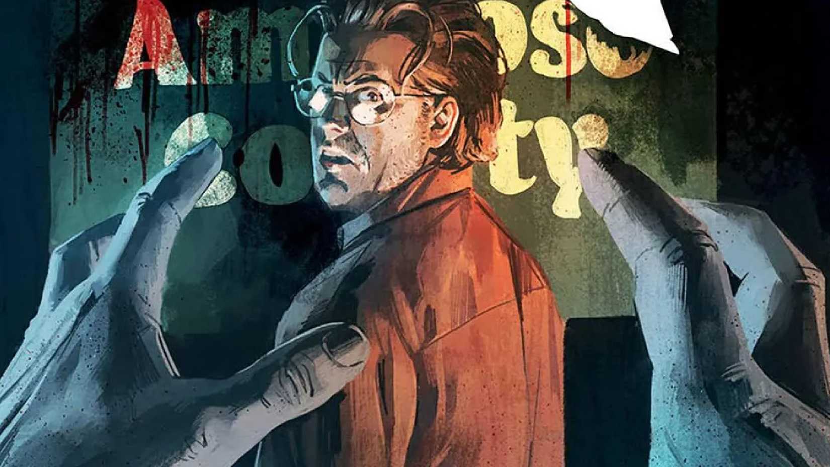 that texas blood cover showing a man turning around to see a killer approaching