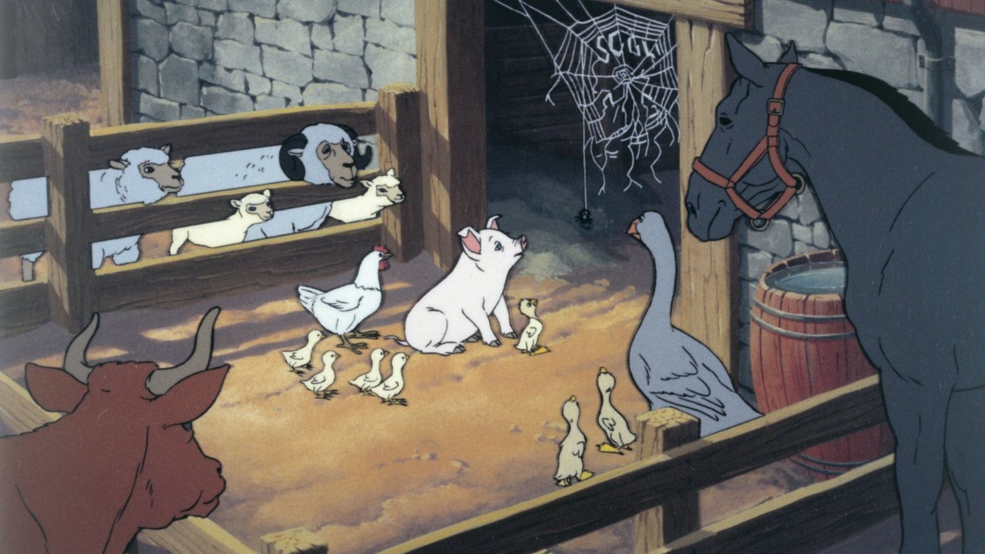 Os animais em Charlotte's Web