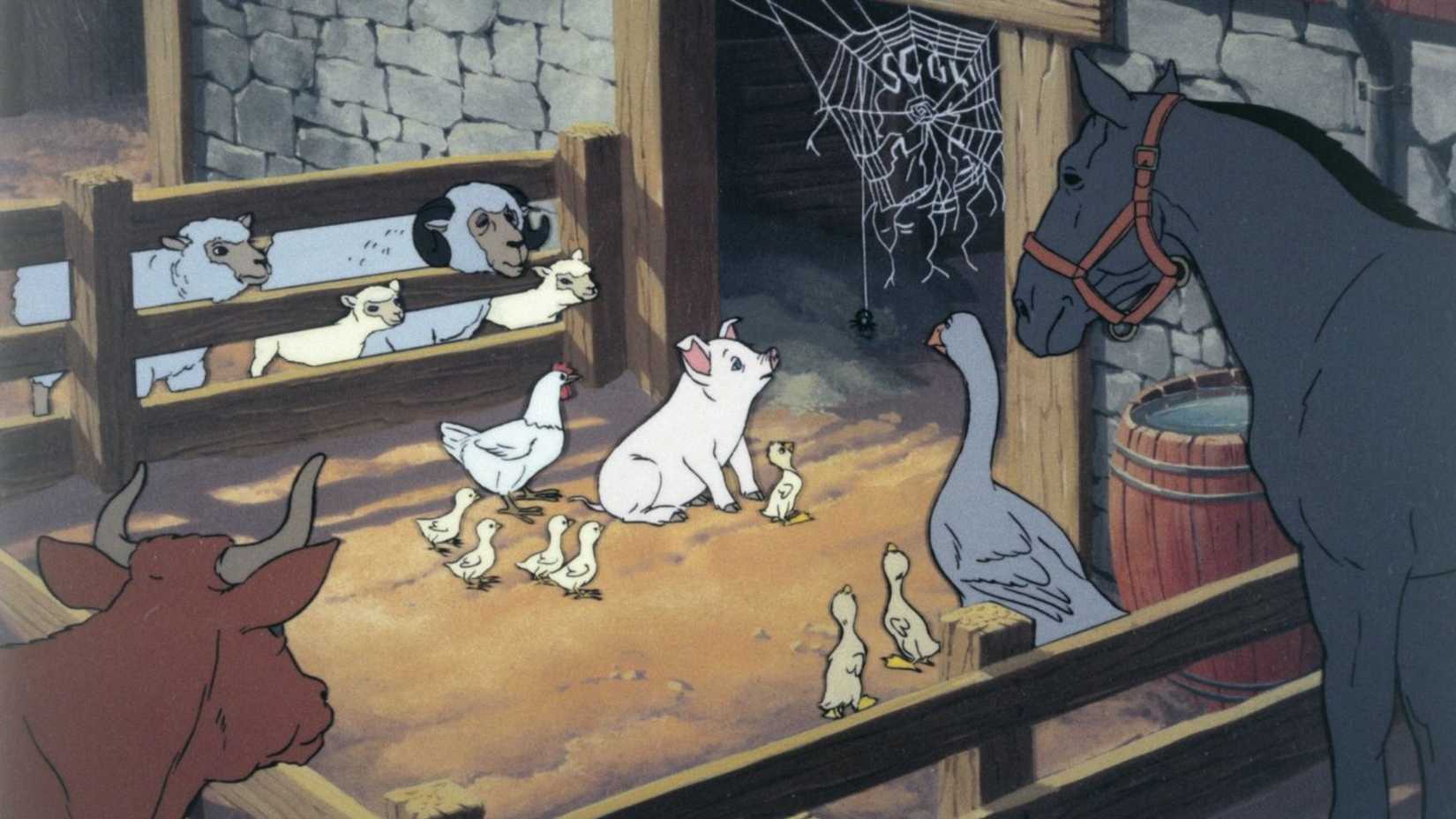 the animals in charlotte s web 1973