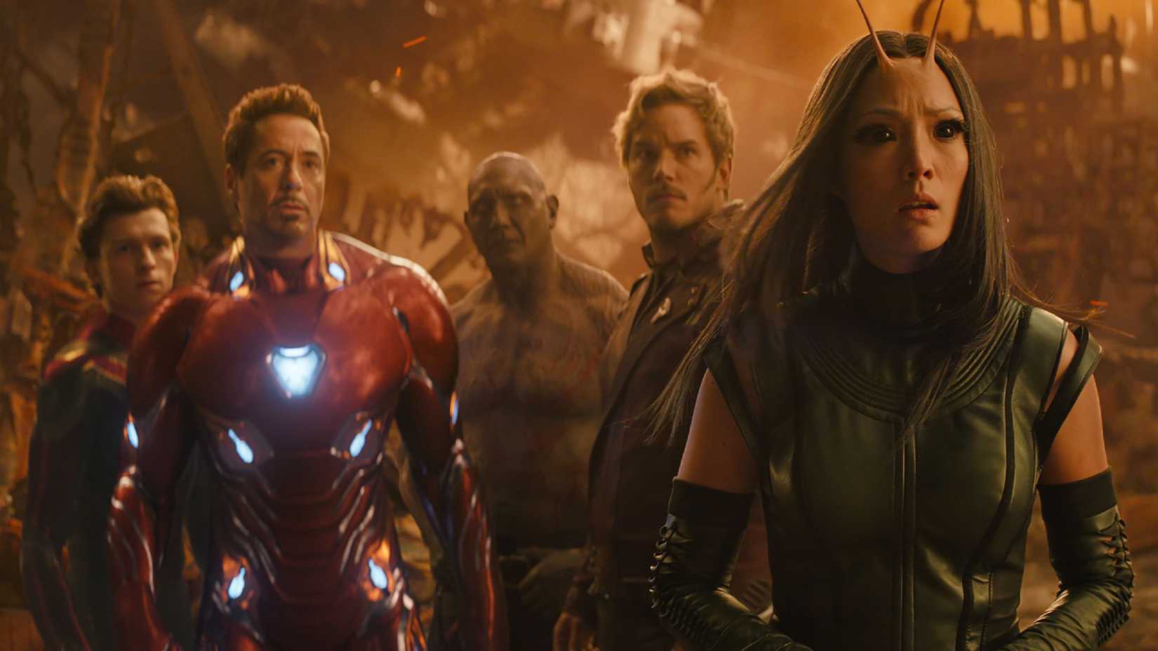 the avengers and the guardians of the galaxy in infinity war