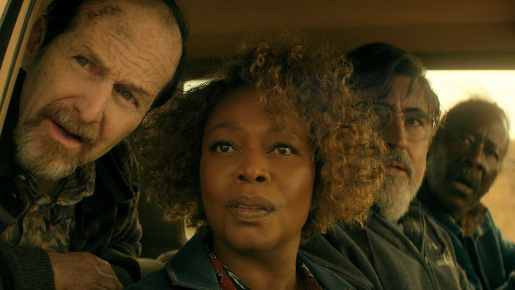 The Boroughs Wally Judy Sam and Art in the car
