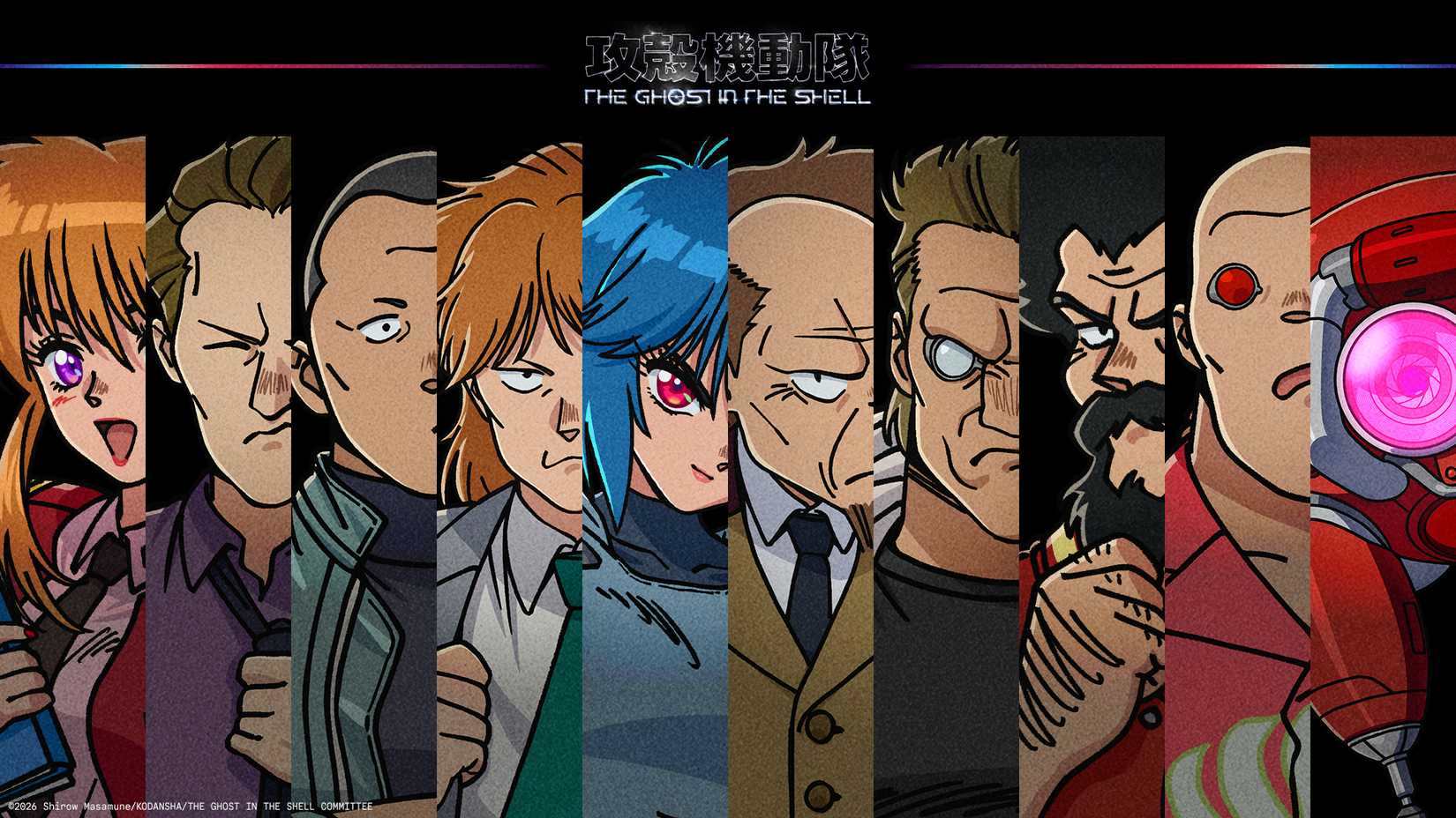 The Ghost in the Shell Character Visual