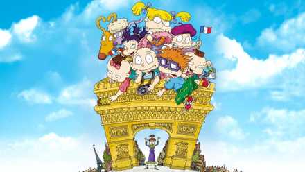 The kids on top of the Arc de Triomphe in Rugrats in Paris